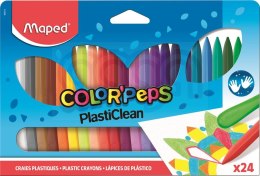 Kredki plastikowe Colorpeps 24 kolorów 862013 MAPED