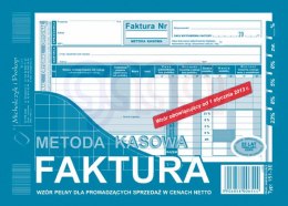 151-3E Faktura - metoda kasowa wzór pełny dla prowadzących sprzedaż w cenach netto 151-3E