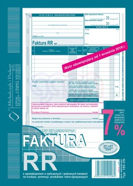 185-3N Faktura RR 185-3N