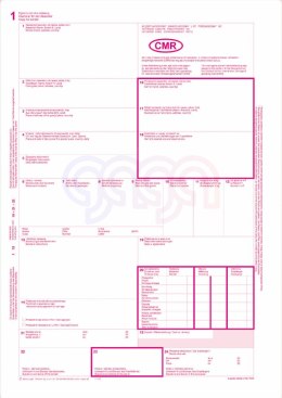 800-3N CMR Międzynarodowy list przewozowy (numerowany) 800-3N