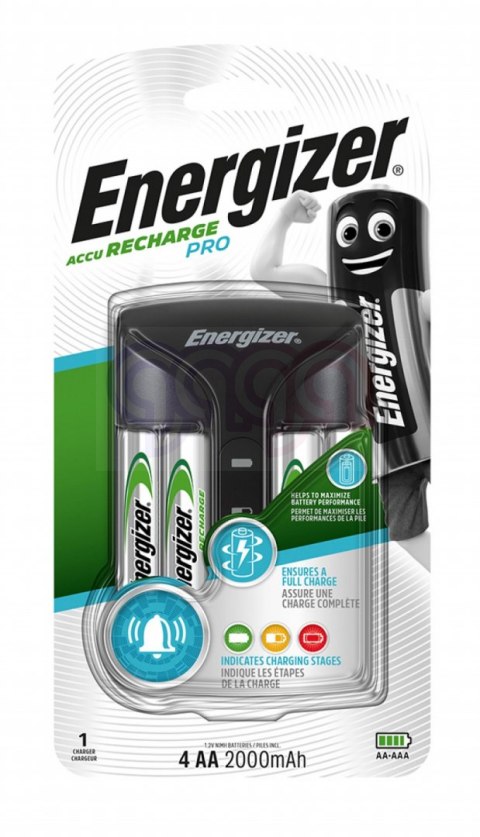 Ładowarka PRO Charged + 4szt. akumulatorków POWER PLUS AA 2000mAh ENERGIZER