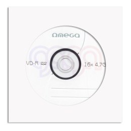 Płyta OMEGA DVD+R 4,7GB 16X KOPERTA (1) OMD16K1+