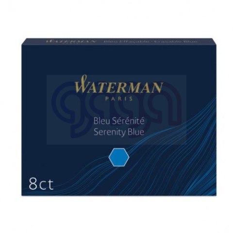 Naboje standard WATERMAN (8szt.) niebieski floryda, S0110860