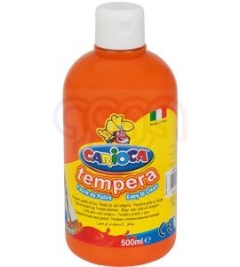 Farba tempera 500 ml, pomarańczowa CARIOCA 170-2361