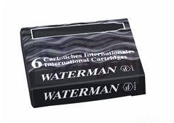 Naboje INTERNATIONAL (6 szt) czarny S0110940 WATERMAN