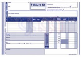 100-3E Faktura VAT A5 wielokopia MICHALCZYK i PROKOP