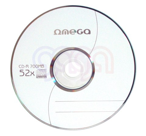 Płyta OMEGA DVD-R 4,7GB 16X CAKE (25) OMD1625- -a