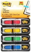 Zakładki indeksujące POST-IT 12x43mm strzałki 4x24szt 684ARR3 3M