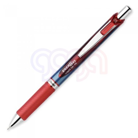 Cienkopis kulkowy 0,5mm czerwony BLN75-B PENTEL