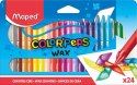 Kredki COLORPEPS świecowe 24 kolorów 861013 MAPED