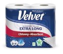 Ręcznik Velvet Extra Long Biały 2 rolki 100% celuloza