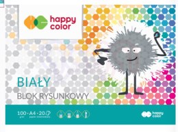 Blok rysunkowy biały A3, 100g, 20 ark, Happy Color HA 3710 3040-0