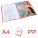 Album ofertowy Esselte ColourBreeze, z 60 koszulkami, koralowy 628443 Esselte