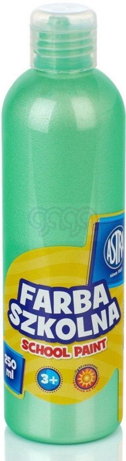 Farba szkolna Astra 250 ml - perłowa zielona, 301217037 (X)