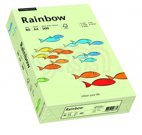 Papier xero kolorowy RAINBOW bladozielony R72 88042585