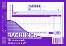 231-3 Rachunek A5 dla zw.z VAT (poziom)MICHALCZYK i PROKOP