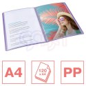 Album ofertowy Esselte ColourBreeze, z 60 koszulkami, lawendowy 628444 Esselte