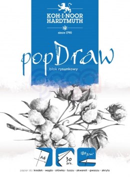 Blok rysunkowy POP DRAW A4 50 arkuszy 150g BLO-RYA4AR (X)