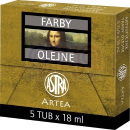 Farba olejna Astra tuba 18ml - zieleń Veronesea, 83410971