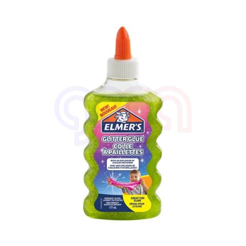 WYCOFANE Elmers_ PVA klej brokatowy zielony 177ml zmywalny, 2107068